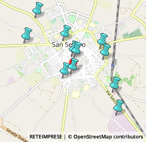 Mappa Corso Duca Amedeo D'Aosta, 71016 San Severo FG, Italia (0.94545)