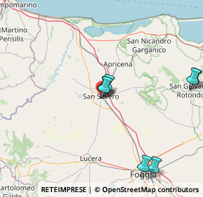 Mappa Corso Duca Amedeo D'Aosta, 71016 San Severo FG, Italia (34.17182)