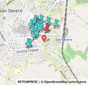 Mappa Via Minerva, 71016 San Severo FG, Italia (0.3525)