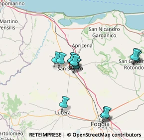 Mappa Via don Aldo Prato, 71016 San Severo FG, Italia (13.88533)