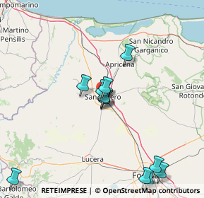 Mappa Via Molfetta, 71016 San Severo FG, Italia (16.8025)