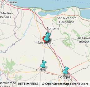 Mappa Via Molfetta, 71016 San Severo FG, Italia (39.64083)