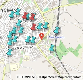 Mappa Corso Giustino Fortunato, 71016 San Severo FG, Italia (0.574)