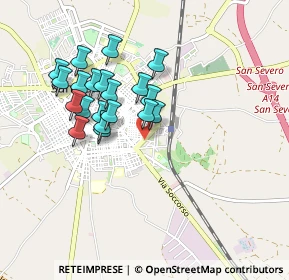 Mappa Corso Giustino Fortunato, 71016 San Severo FG, Italia (0.834)