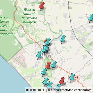 Mappa Via dei Castelli Romani, 00071 Pomezia RM, Italia (5.33778)