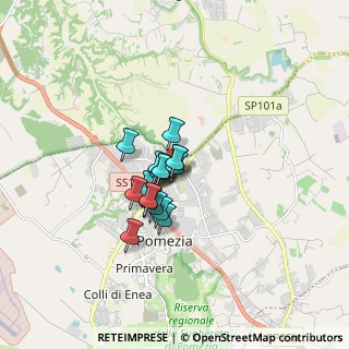 Mappa Via dei Castelli Romani, 00071 Pomezia RM, Italia (1.02737)