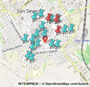 Mappa Corso Amedeo D'Aosta, 71016 San Severo FG, Italia (0.4085)