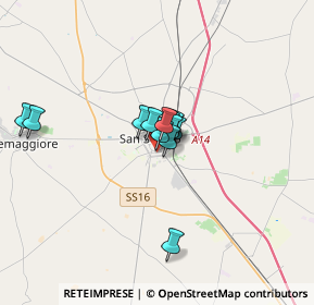 Mappa Corso Amedeo D'Aosta, 71016 San Severo FG, Italia (2.11833)