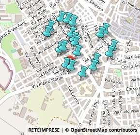 Mappa Via Pietro Nenni, 71016 San Severo FG, Italia (0.1995)