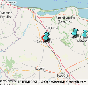 Mappa Via Pietro Nenni, 71016 San Severo FG, Italia (13.03455)