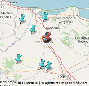 Mappa Via Pietro Nenni, 71016 San Severo FG, Italia (10.10833)