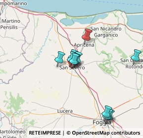 Mappa Via Pietro Nenni, 71016 San Severo FG, Italia (12.91364)