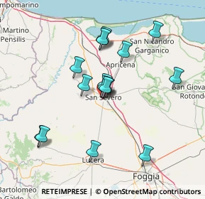 Mappa Via Pietro Nenni, 71016 San Severo FG, Italia (14.1)