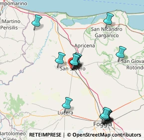 Mappa Via Pietro Nenni, 71016 San Severo FG, Italia (17.69941)