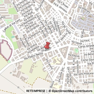 Mappa Via Pietro Nenni, 77, 71016 San Severo, Foggia (Puglia)
