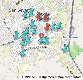 Mappa Via Emanuele De Deo, 71016 San Severo FG, Italia (0.4405)