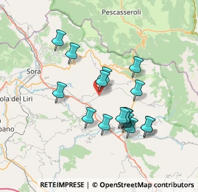 Mappa Via Stradone, 03041 Alvito FR, Italia (6.7525)