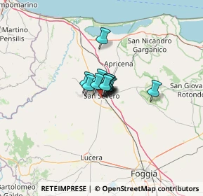 Mappa Corso Leone Mucci ang, 71016 San Severo FG, Italia (4.48583)