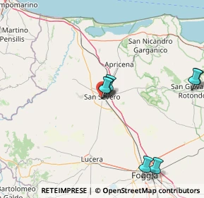 Mappa Corso Leone Mucci ang, 71016 San Severo FG, Italia (34.21818)