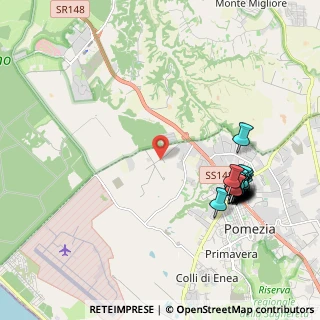Mappa Via Vaccareccia, 00040 Pomezia RM, Italia (2.4)