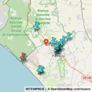 Mappa Via Banè, 00071 Pomezia RM, Italia (3.5135)