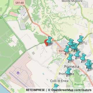 Mappa Via Banè, 00071 Pomezia RM, Italia (3.06462)