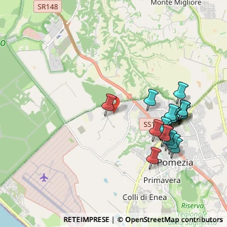Mappa Via Banè, 00071 Pomezia RM, Italia (2.2955)
