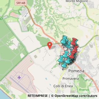 Mappa Via Banè, 00071 Pomezia RM, Italia (1.9845)