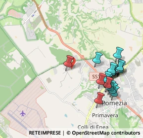 Mappa Via Banè, 00071 Pomezia RM, Italia (2.2955)