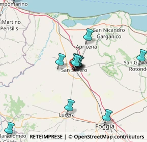 Mappa Via Altamura, 71016 San Severo FG, Italia (14.23077)