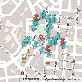 Mappa Piazza dell'Incoronazione, 71016 San Severo FG, Italia (0.05481)