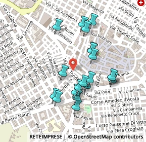 Mappa Via Matteo Tondi, 71016 San Severo FG, Italia (0.2235)