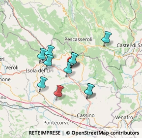 Mappa Strada Provinciale, 03041 Alvito FR, Italia (11.63545)