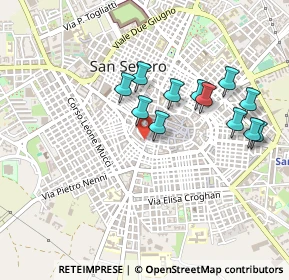 Mappa Via Daunia, 71016 San Severo FG, Italia (0.45417)