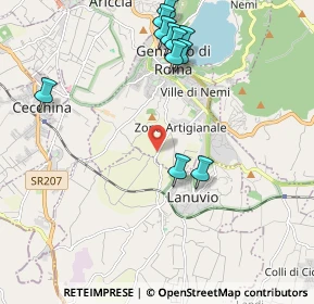 Mappa SP 15a, 00045 Genzano di Roma RM (2.38182)