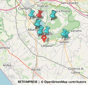 Mappa SP 15a, 00045 Genzano di Roma RM (6.52818)