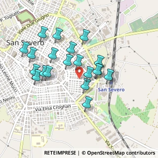 Mappa CAP, 71016 San Severo FG, Italia (0.4515)