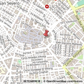 Mappa Via Umberto Fraccacreta, 78, 71016 San Severo, Foggia (Puglia)