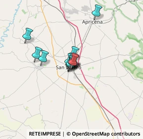 Mappa Via Montegrappa, 71016 San Severo FG, Italia (3.885)