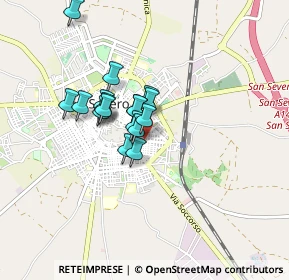 Mappa Via Montegrappa, 71016 San Severo FG, Italia (0.60353)