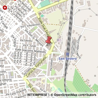 Mappa Via Don Luigi Minichini, 6, 71016 San Severo, Foggia (Puglia)