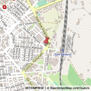 Mappa Via Don Minzoni, 86/A, 71016 San Severo, Foggia (Puglia)