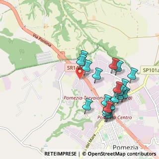 Mappa Via Poma, 00071 Pomezia RM, Italia (1.0655)