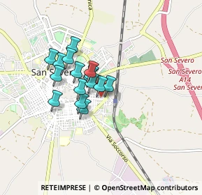 Mappa Via Gorizia, 71016 San Severo FG, Italia (0.62938)