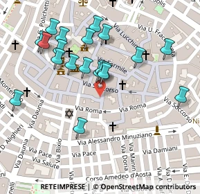 Mappa Via Roma, 71016 San Severo FG, Italia (0.1305)