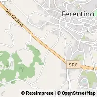 지도 Ferentino