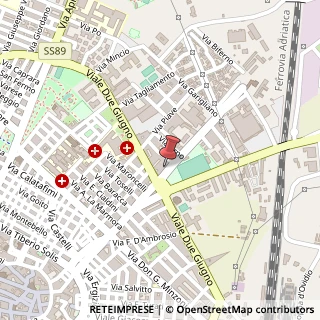 Mappa Viale San Bernardino, 36, 71016 San Severo, Foggia (Puglia)