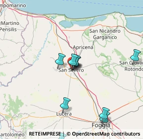Mappa Via Volturno, 71016 San Severo FG, Italia (18.26091)