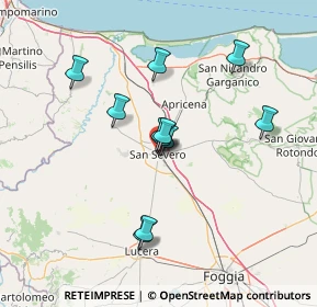 Mappa Via Volturno, 71016 San Severo FG, Italia (12.28636)