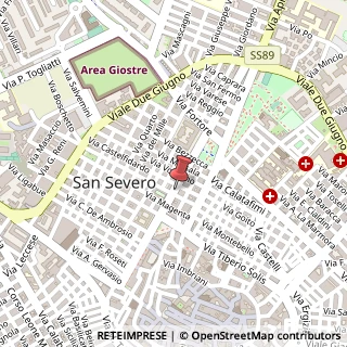 Mappa Corso Antonio Gramsci, 91, 71016 San Severo, Foggia (Puglia)